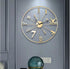 Alpha Numeric Round Clock